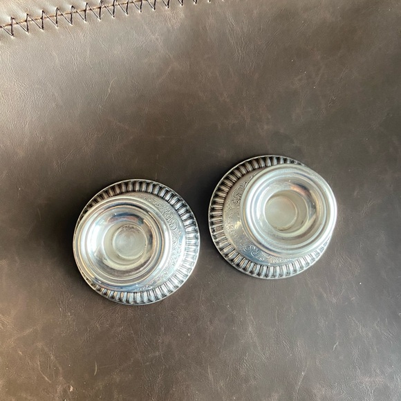 Silver plated candlestick holders - Picture 2 of 3